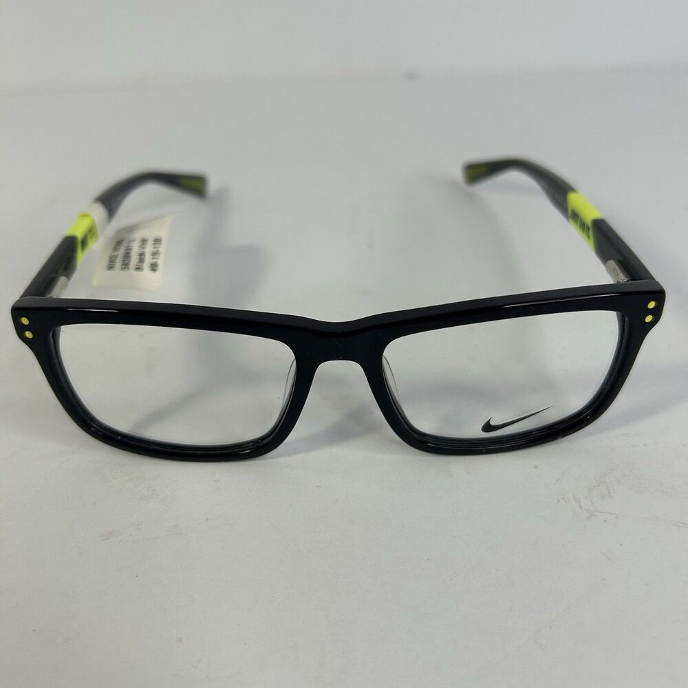 Nike 5536G Black Volt Youth Eyeglasses Frames 49-15-130 NEW